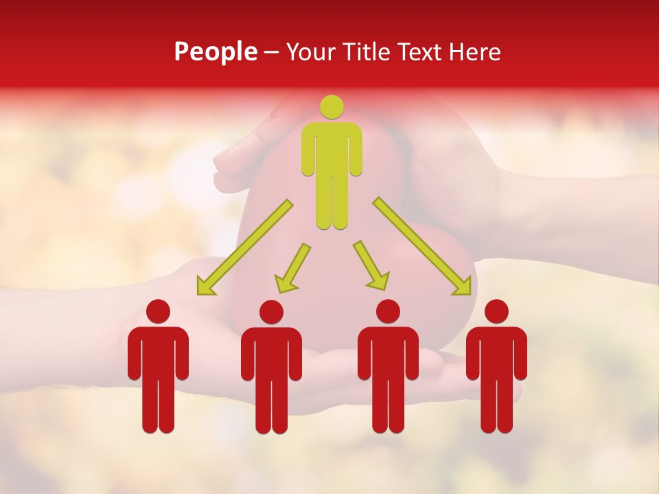 Female Outdoors Inside PowerPoint Template