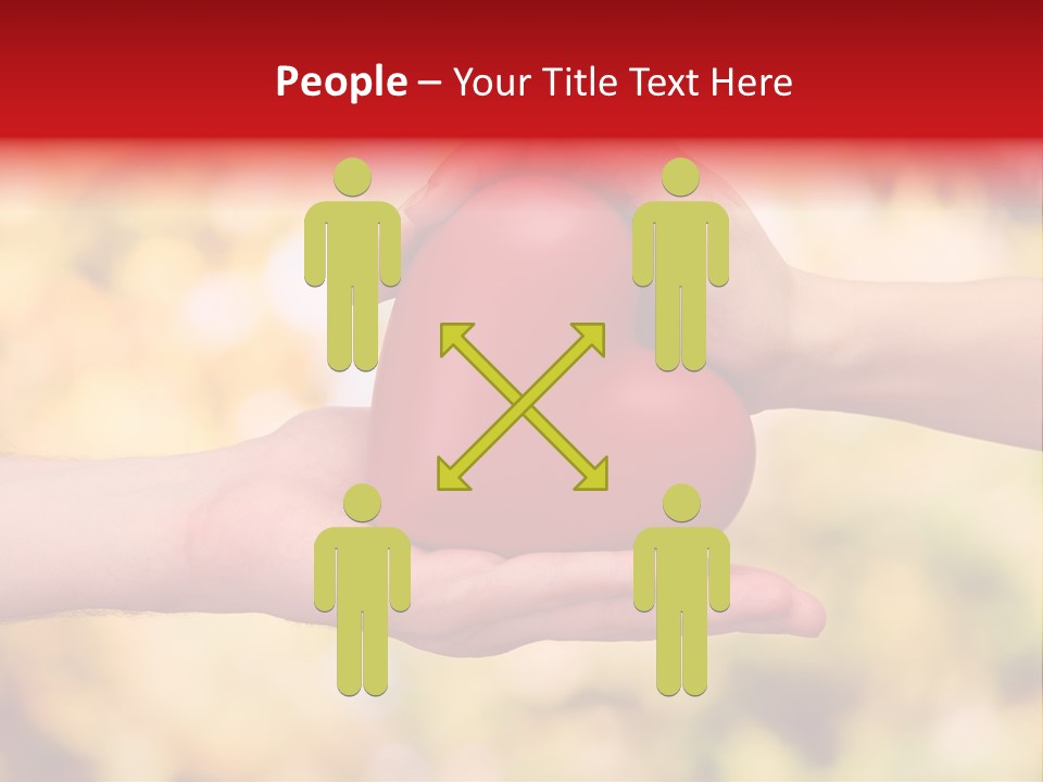 Female Outdoors Inside PowerPoint Template