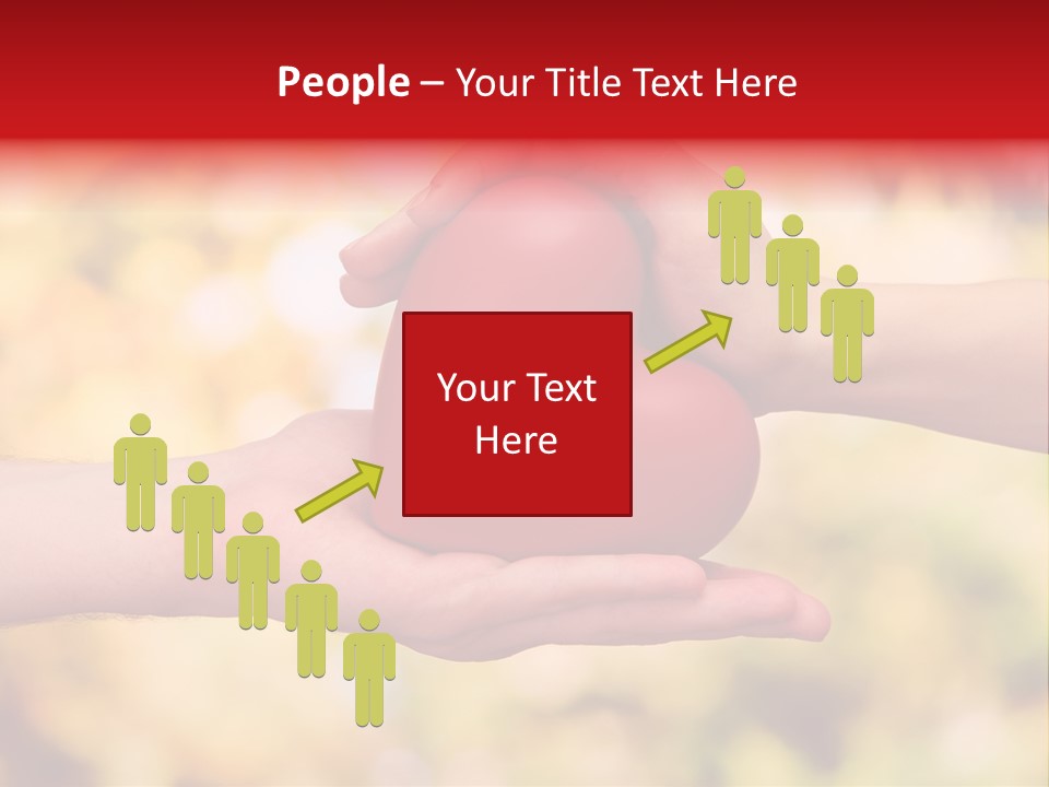 Female Outdoors Inside PowerPoint Template