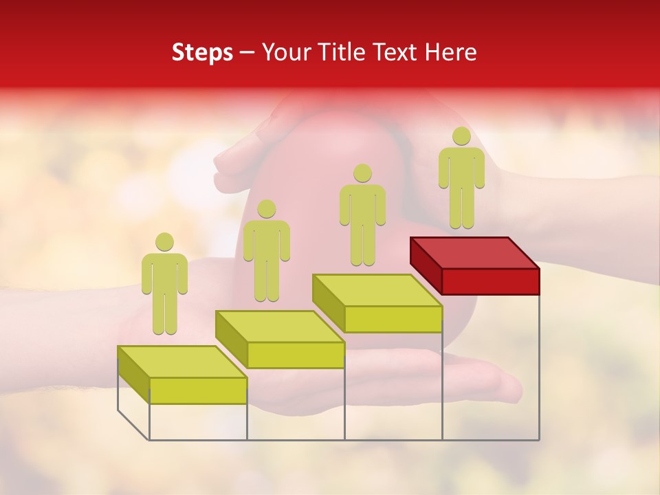 Female Outdoors Inside PowerPoint Template