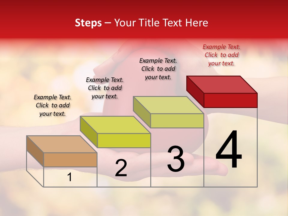 Female Outdoors Inside PowerPoint Template
