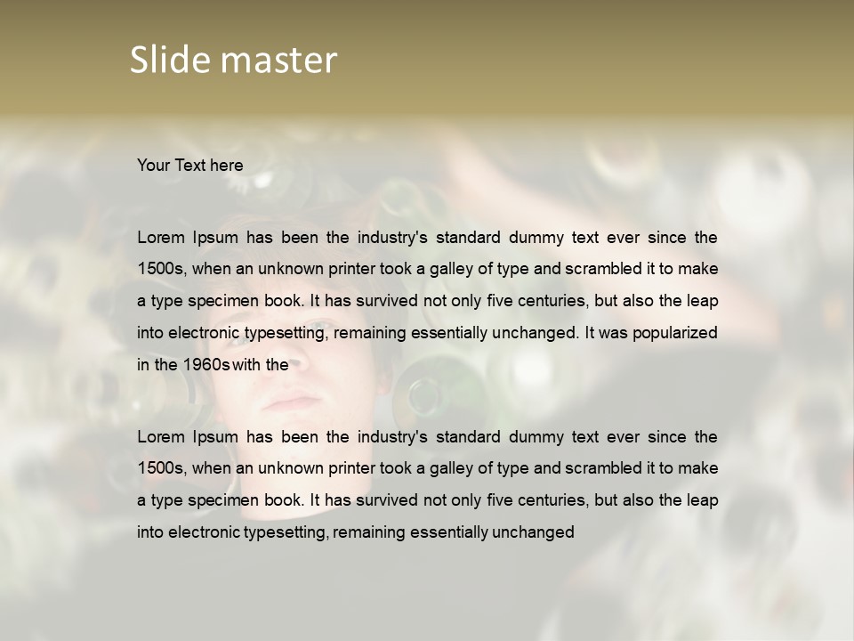 Lie Teenage Depression PowerPoint Template