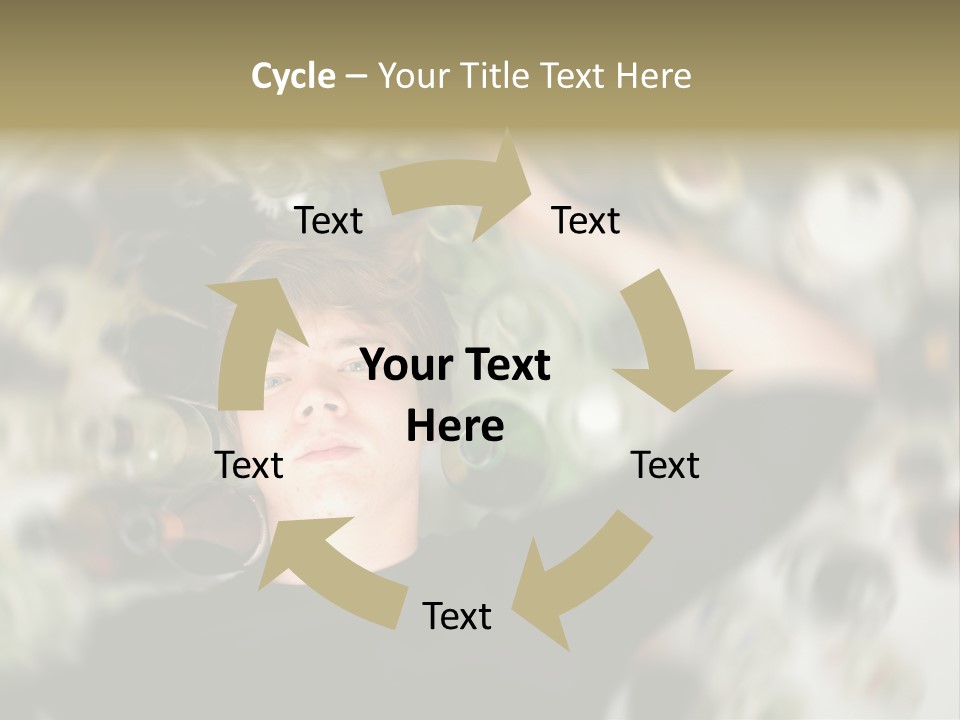 Lie Teenage Depression PowerPoint Template