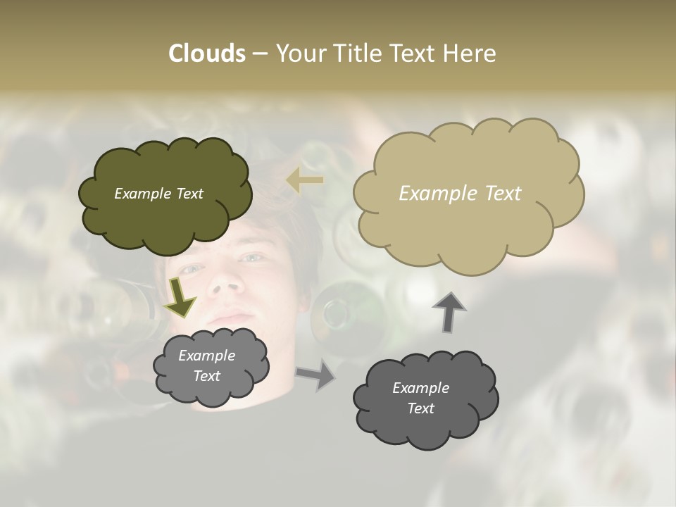 Lie Teenage Depression PowerPoint Template