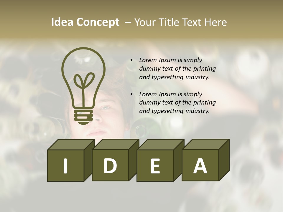 Lie Teenage Depression PowerPoint Template