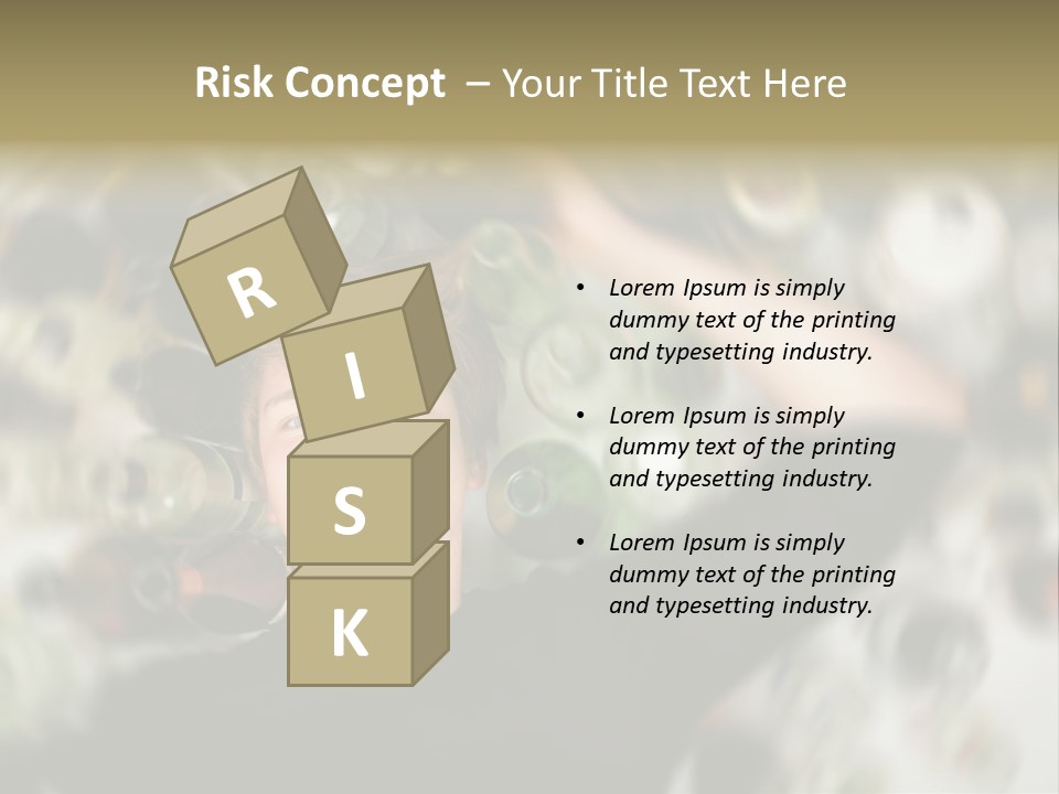 Lie Teenage Depression PowerPoint Template