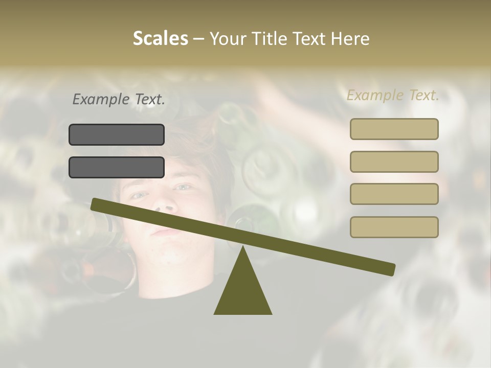 Lie Teenage Depression PowerPoint Template