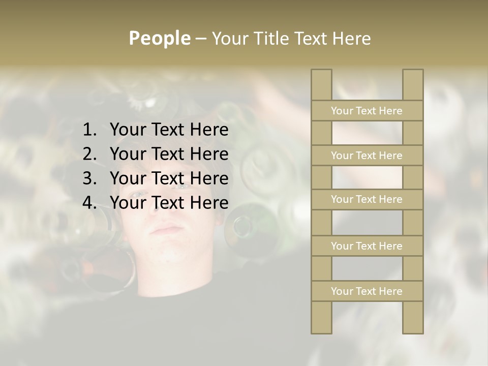 Lie Teenage Depression PowerPoint Template