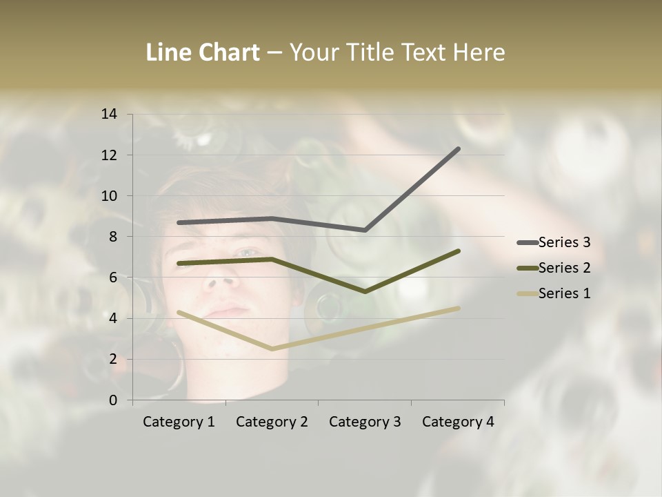 Lie Teenage Depression PowerPoint Template