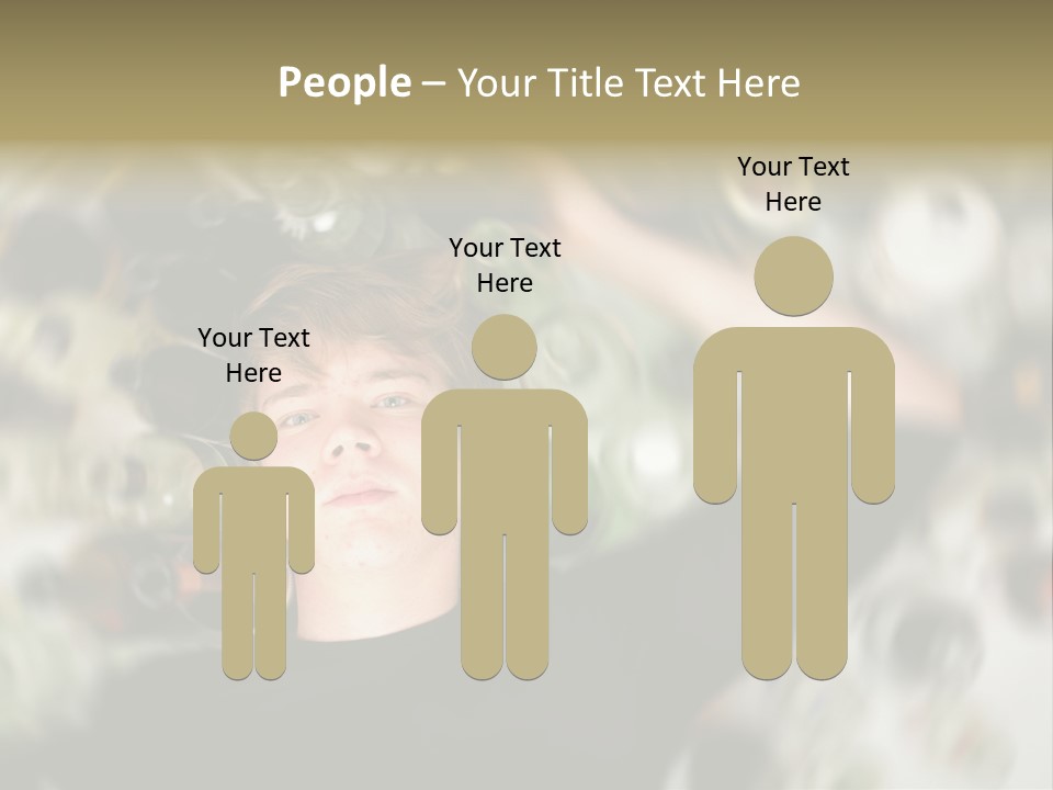 Lie Teenage Depression PowerPoint Template