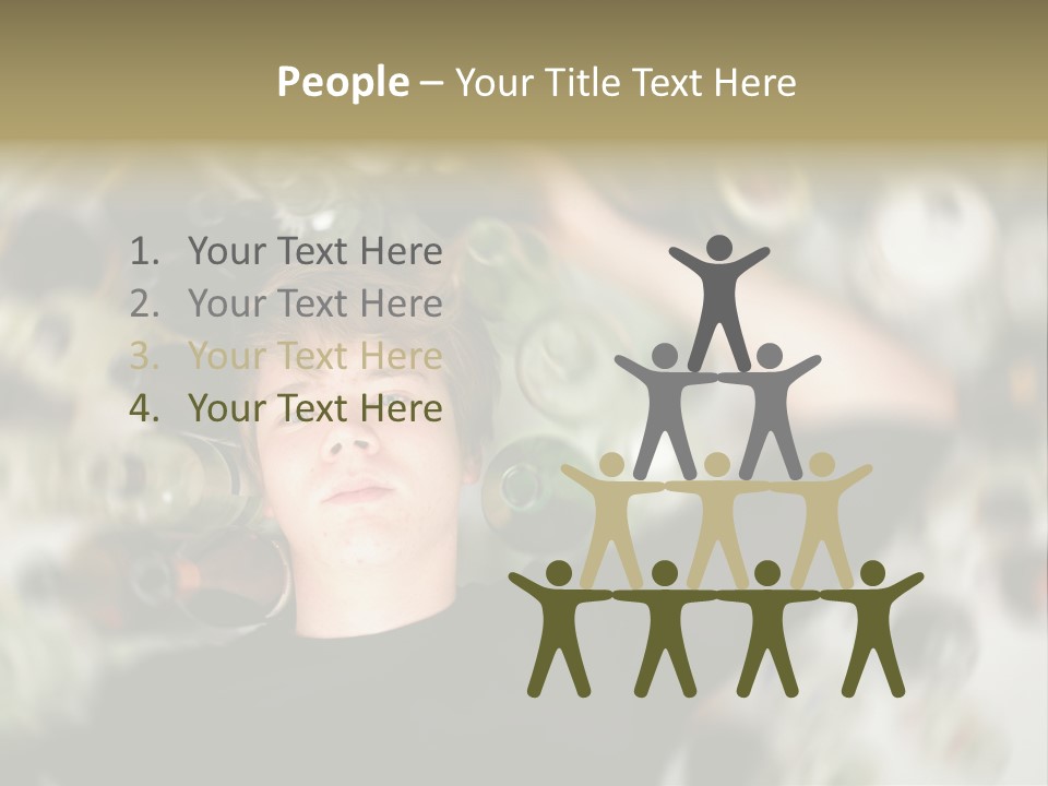 Lie Teenage Depression PowerPoint Template