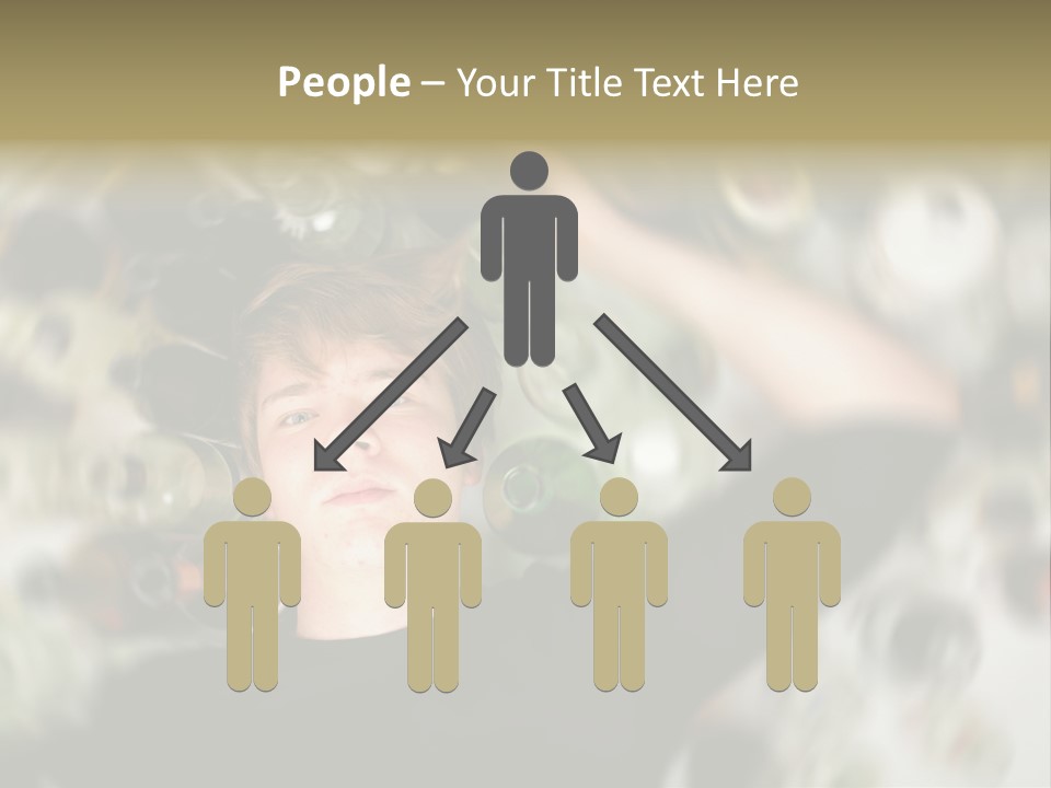 Lie Teenage Depression PowerPoint Template