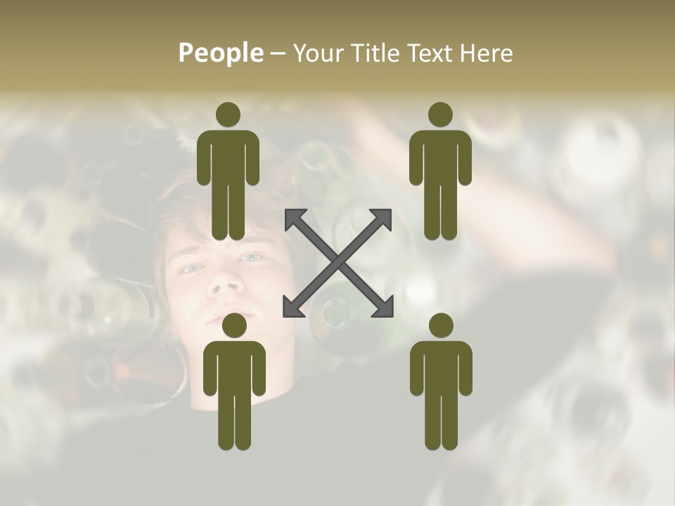Lie Teenage Depression PowerPoint Template