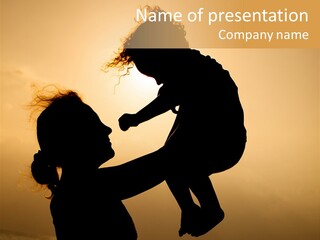 Little Family Shape PowerPoint Template