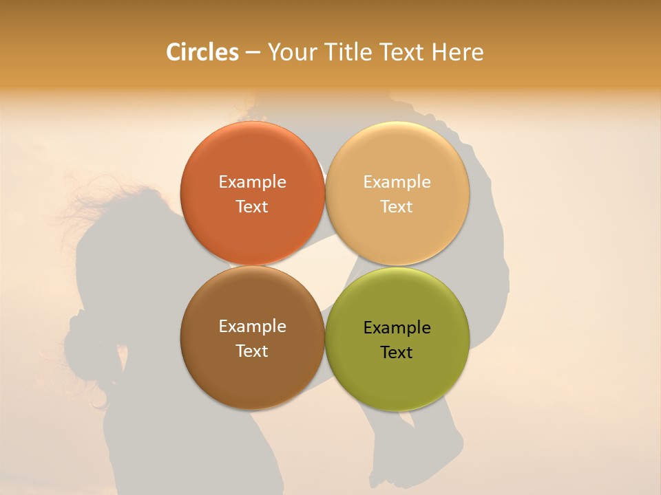 Little Family Shape PowerPoint Template