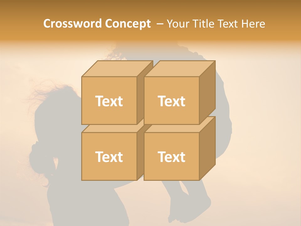 Little Family Shape PowerPoint Template