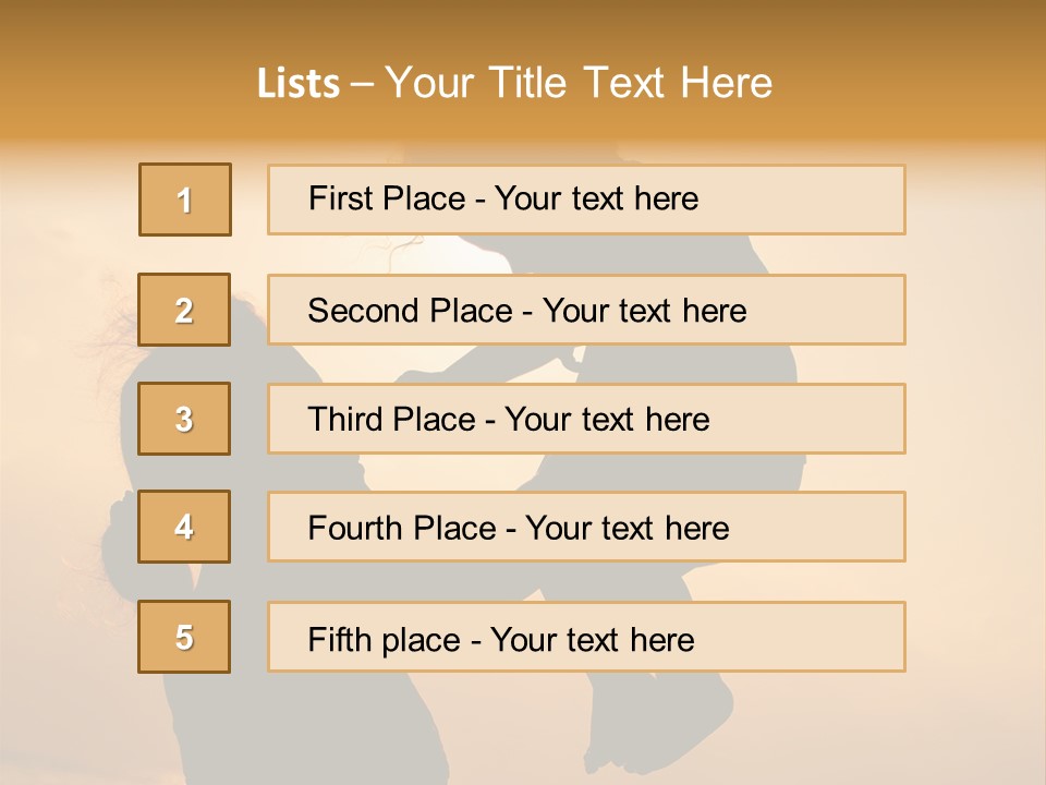 Little Family Shape PowerPoint Template