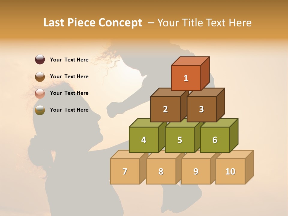 Little Family Shape PowerPoint Template