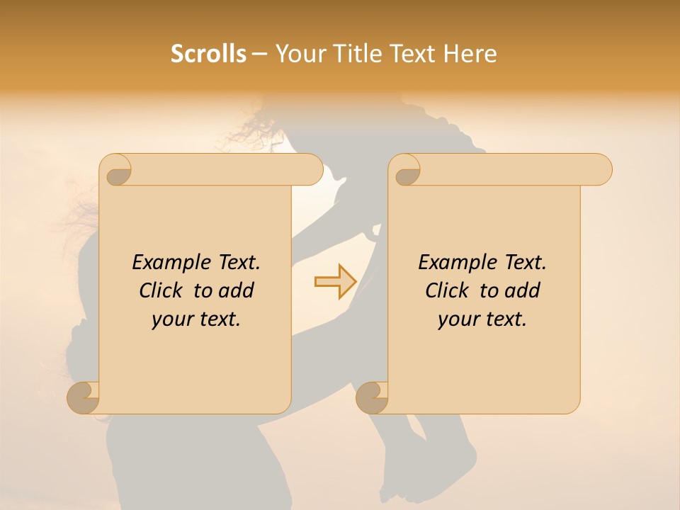 Little Family Shape PowerPoint Template