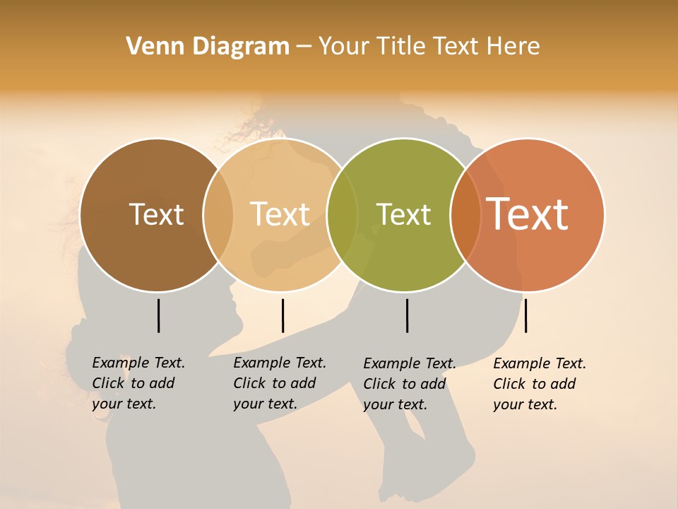 Little Family Shape PowerPoint Template