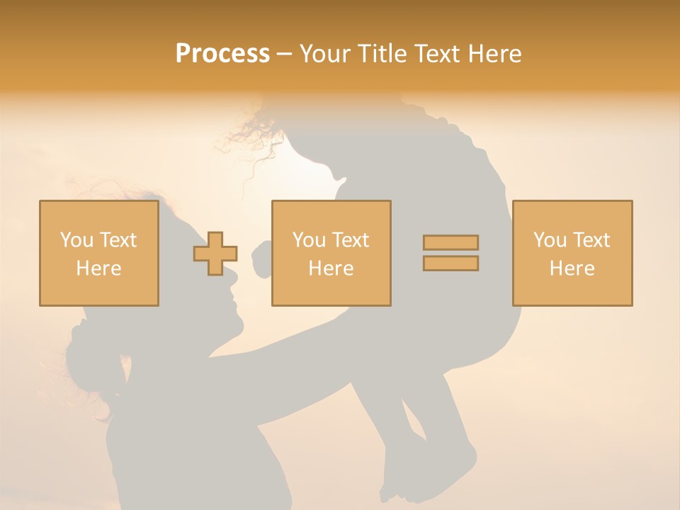 Little Family Shape PowerPoint Template
