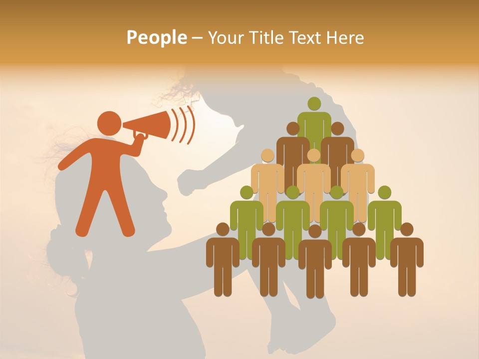 Little Family Shape PowerPoint Template