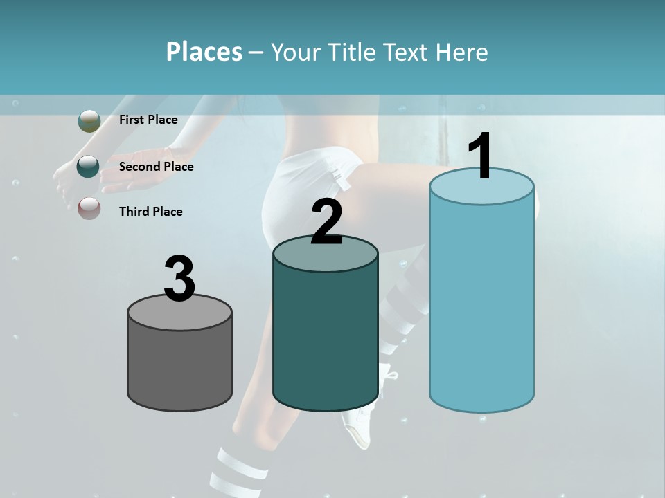 Soccer Caucasian Beautiful PowerPoint Template