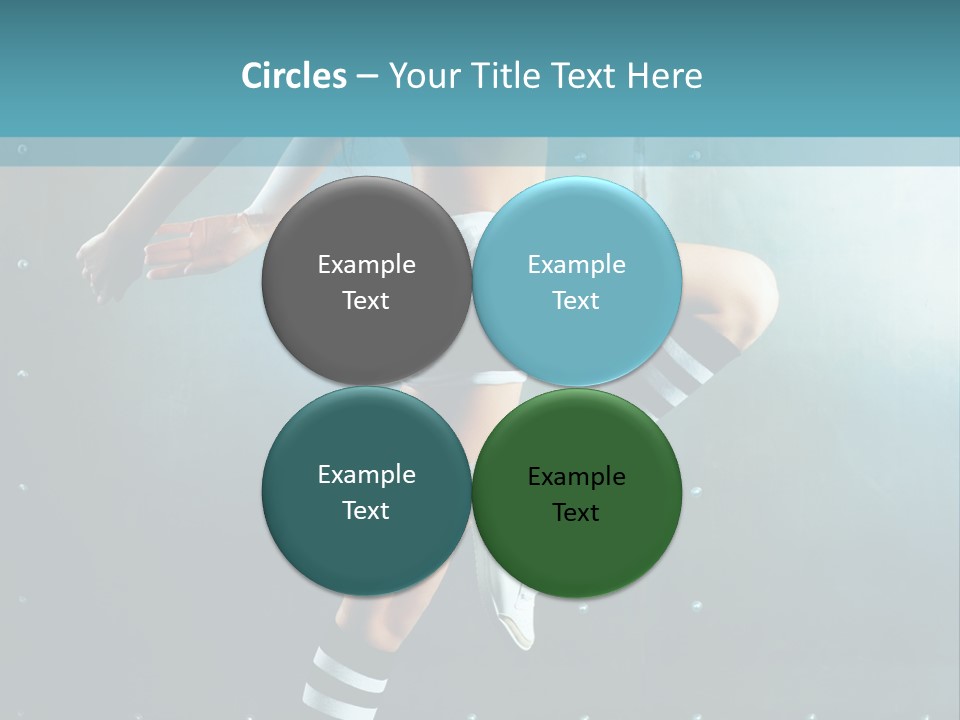 Soccer Caucasian Beautiful PowerPoint Template