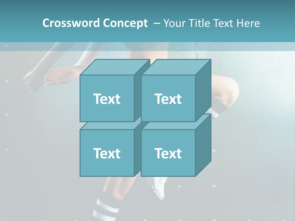 Soccer Caucasian Beautiful PowerPoint Template