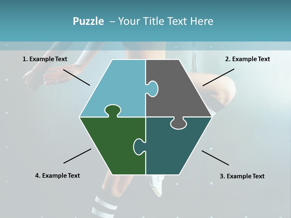 Soccer Caucasian Beautiful PowerPoint Template