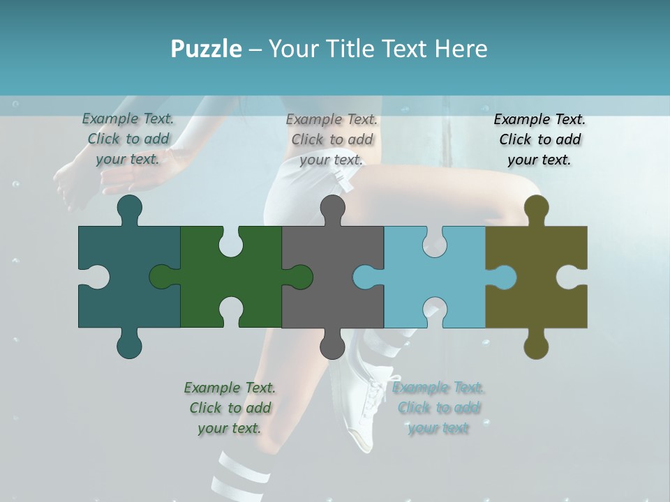 Soccer Caucasian Beautiful PowerPoint Template