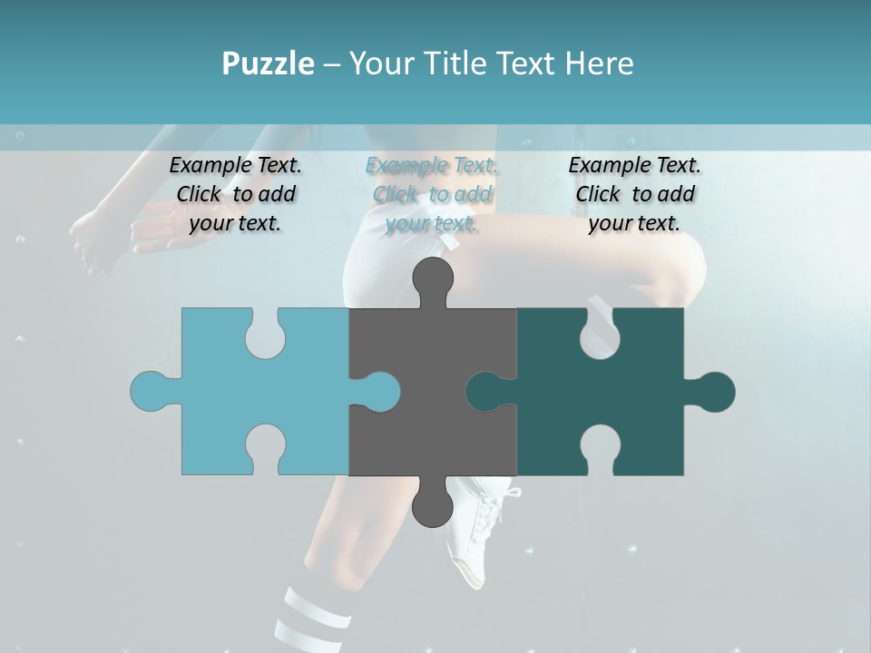 Soccer Caucasian Beautiful PowerPoint Template