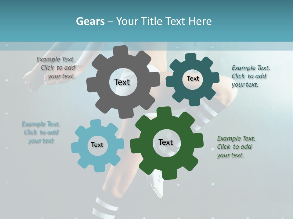 Soccer Caucasian Beautiful PowerPoint Template