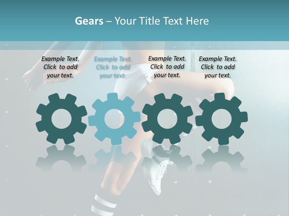 Soccer Caucasian Beautiful PowerPoint Template