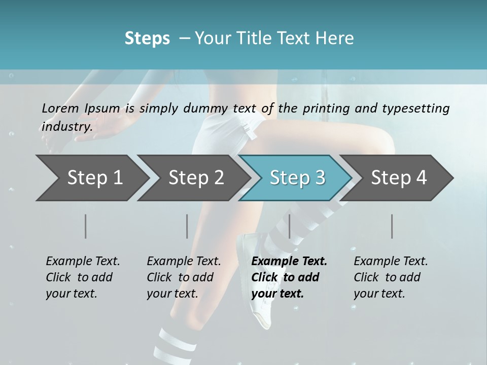 Soccer Caucasian Beautiful PowerPoint Template