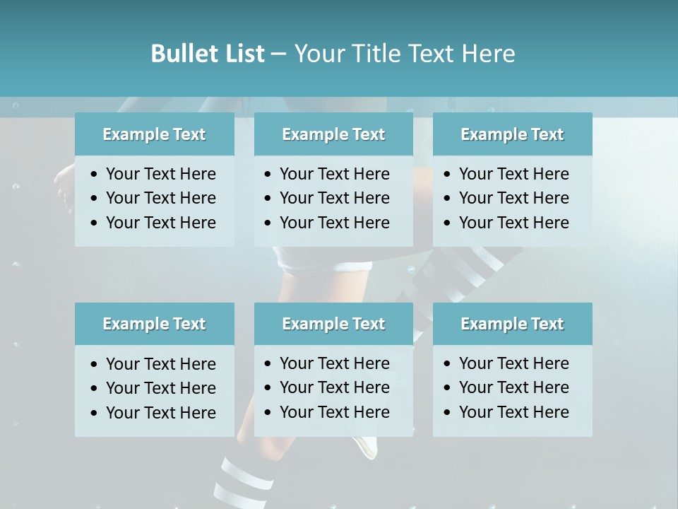 Soccer Caucasian Beautiful PowerPoint Template