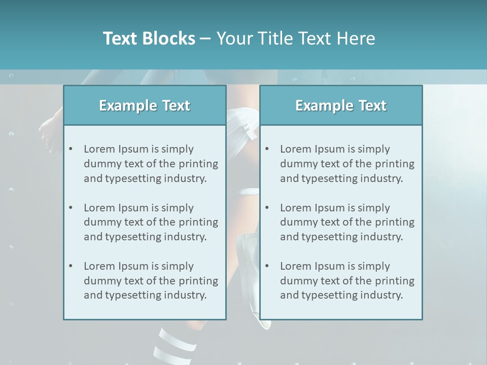 Soccer Caucasian Beautiful PowerPoint Template