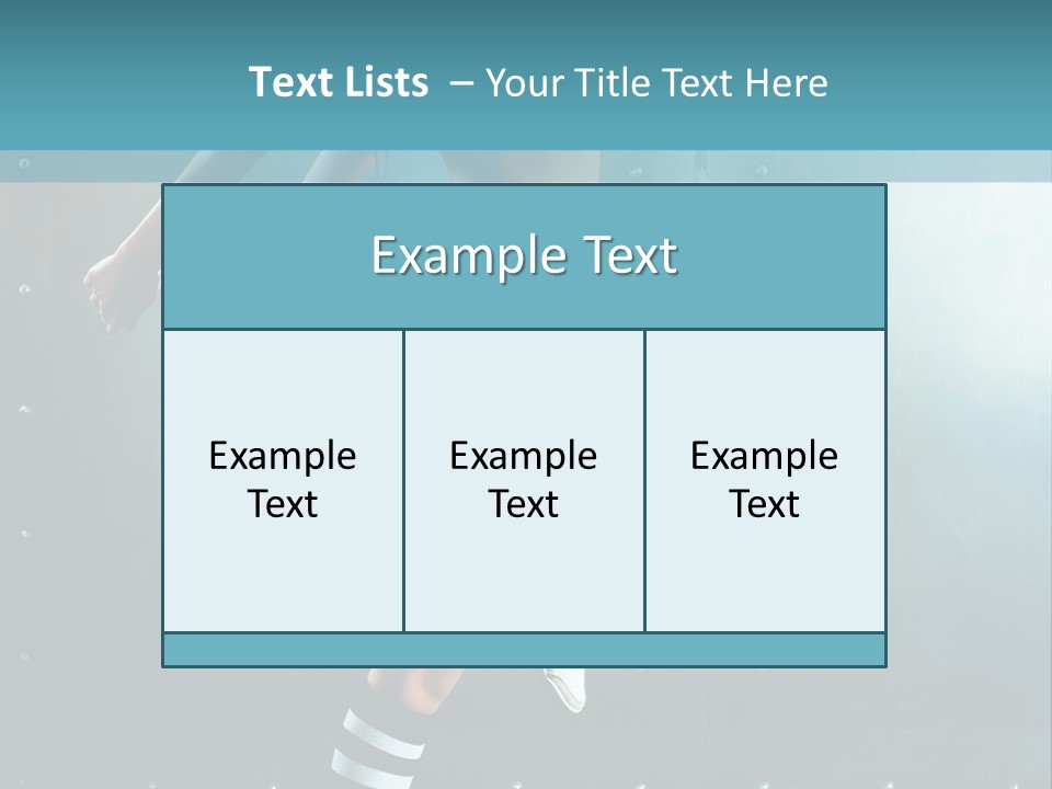 Soccer Caucasian Beautiful PowerPoint Template
