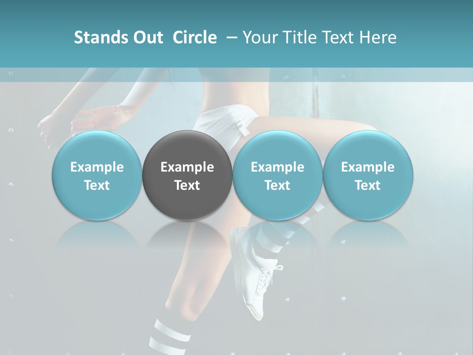 Soccer Caucasian Beautiful PowerPoint Template