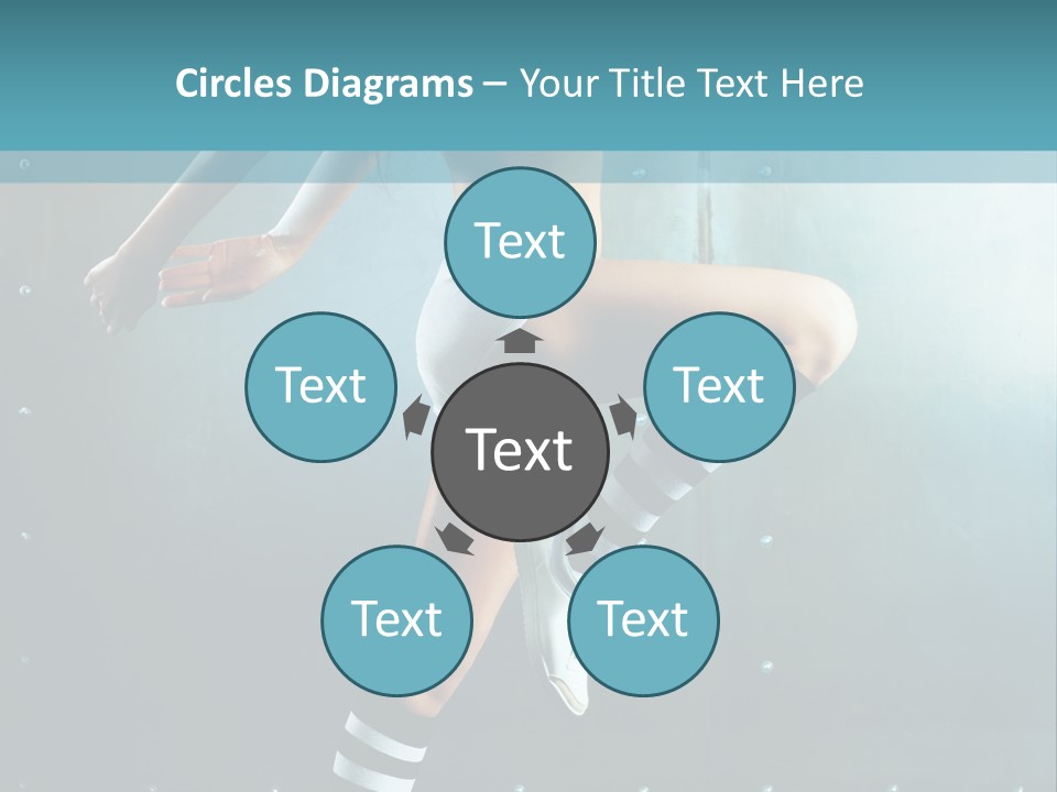 Soccer Caucasian Beautiful PowerPoint Template