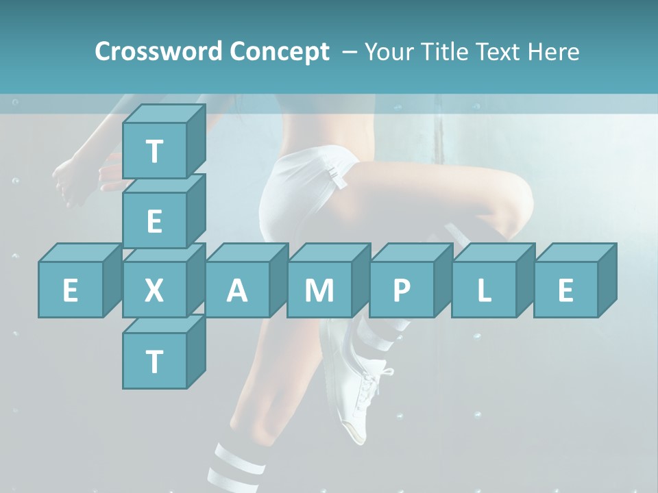 Soccer Caucasian Beautiful PowerPoint Template