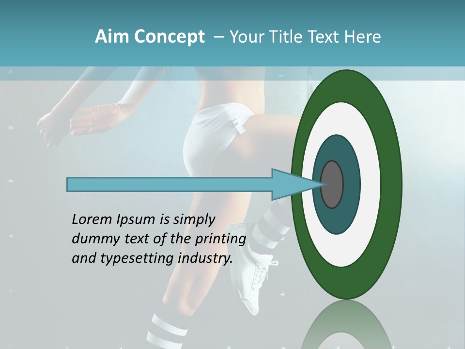 Soccer Caucasian Beautiful PowerPoint Template