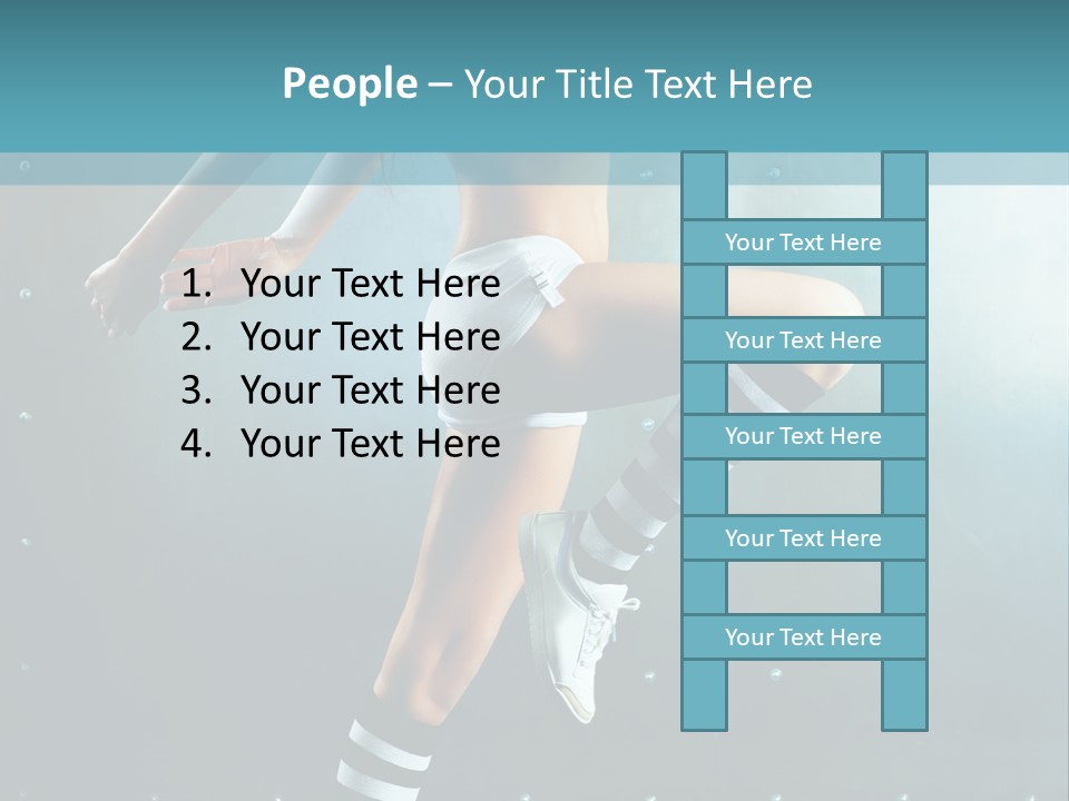 Soccer Caucasian Beautiful PowerPoint Template