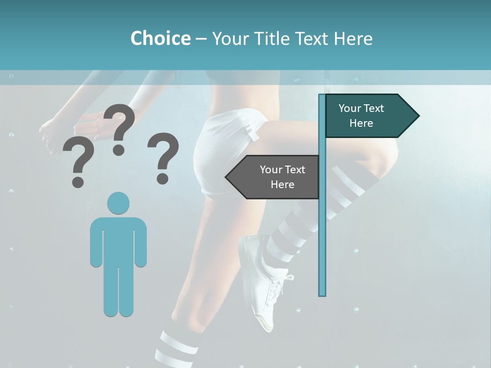 Soccer Caucasian Beautiful PowerPoint Template