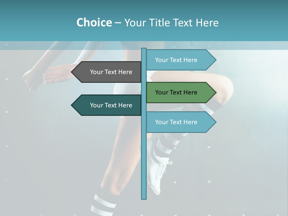Soccer Caucasian Beautiful PowerPoint Template