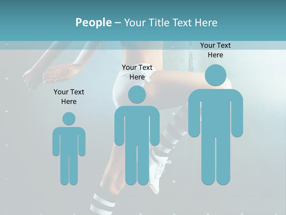 Soccer Caucasian Beautiful PowerPoint Template