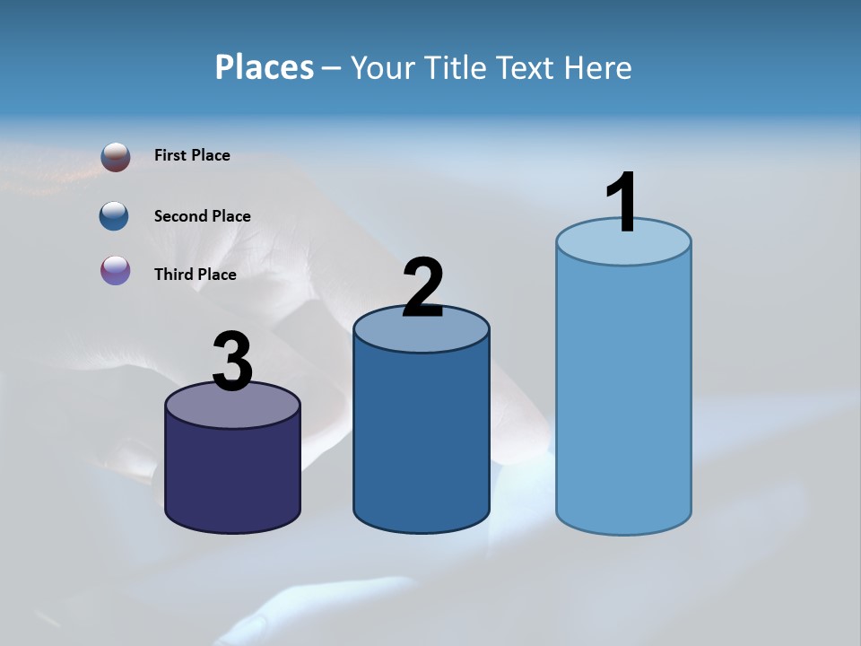 Background Showing  PowerPoint Template