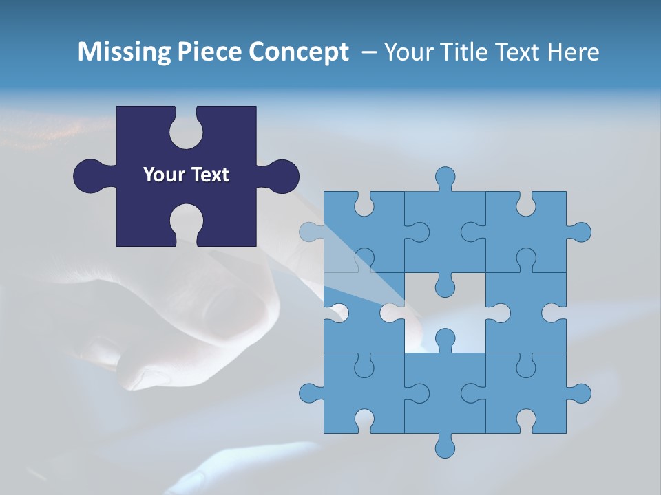 Background Showing  PowerPoint Template