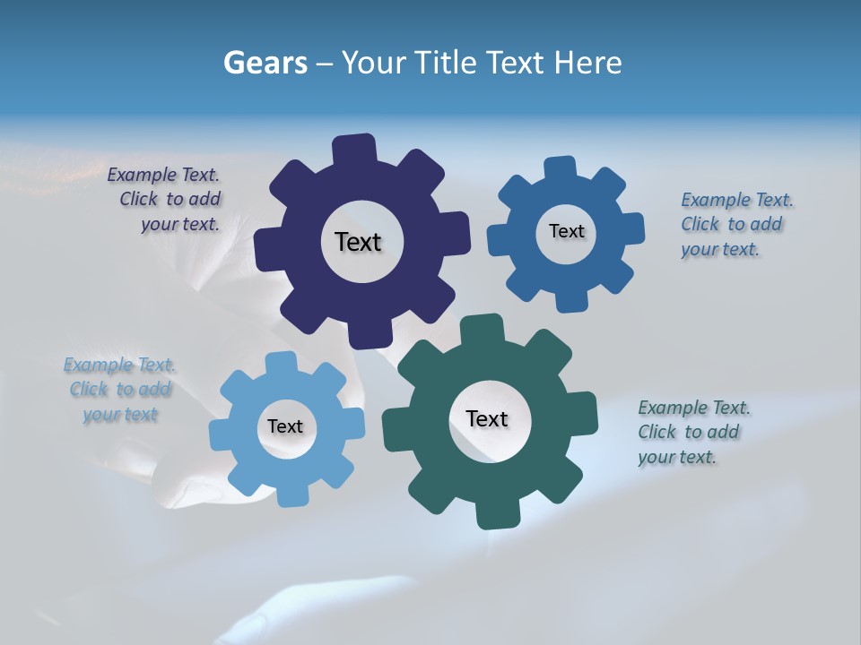 Background Showing  PowerPoint Template
