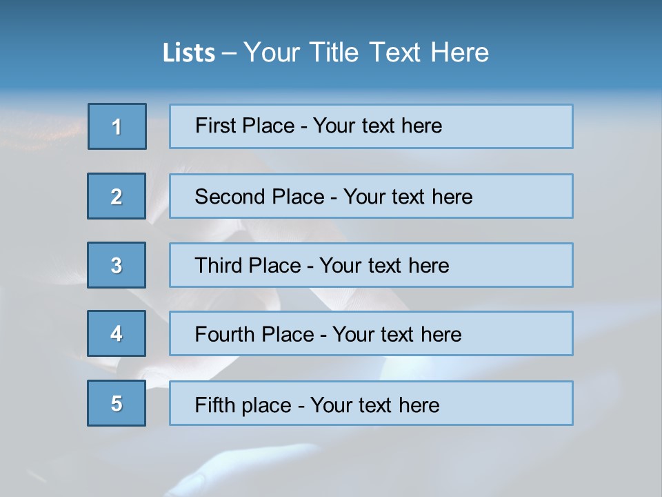 Background Showing  PowerPoint Template